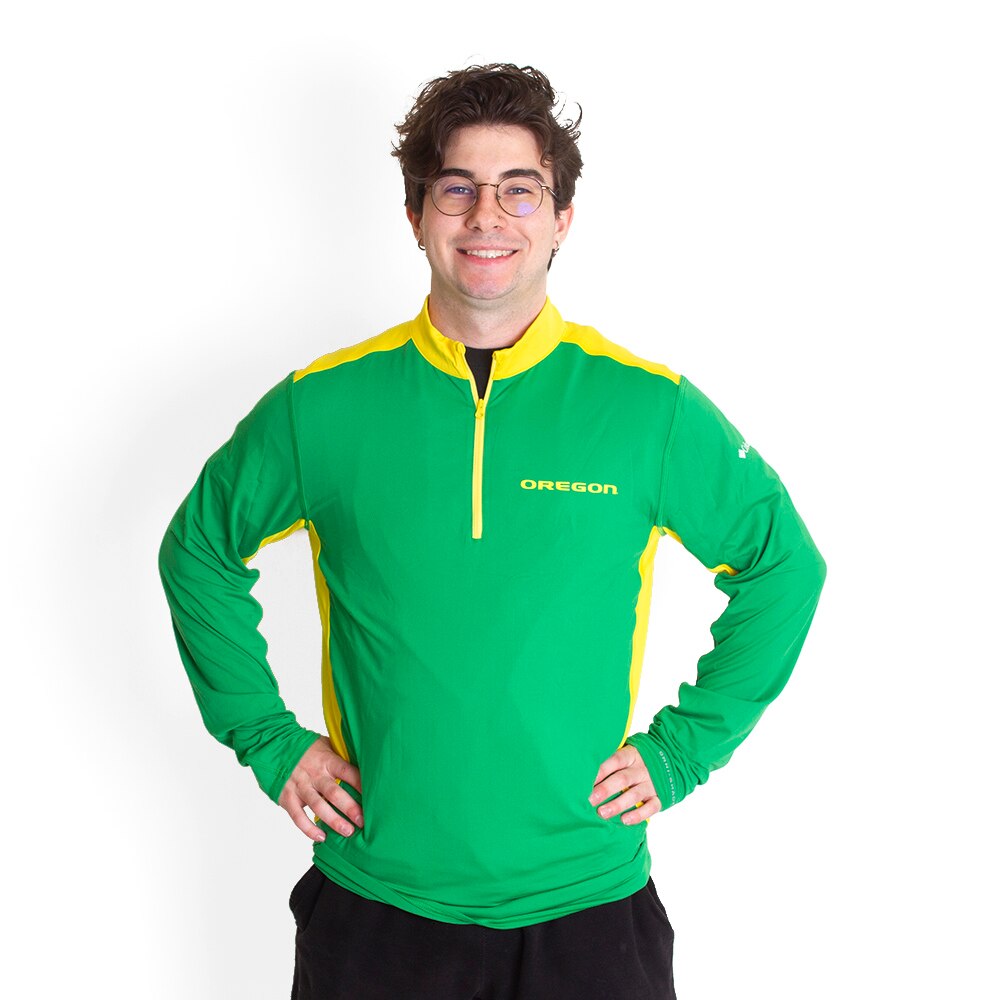 Oregon, Columbia, Green, Pullover, Men, CLG, Tech Trail, 1/4-Zip, Sweatshirt, 719931